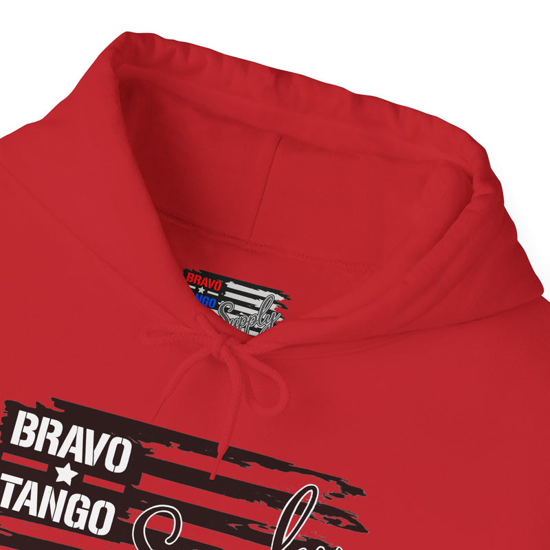 Hoodie — 'Bravo Tango' Front & 'My Dog Is Better Trained Than Your Kid' Back Graphic Pullover