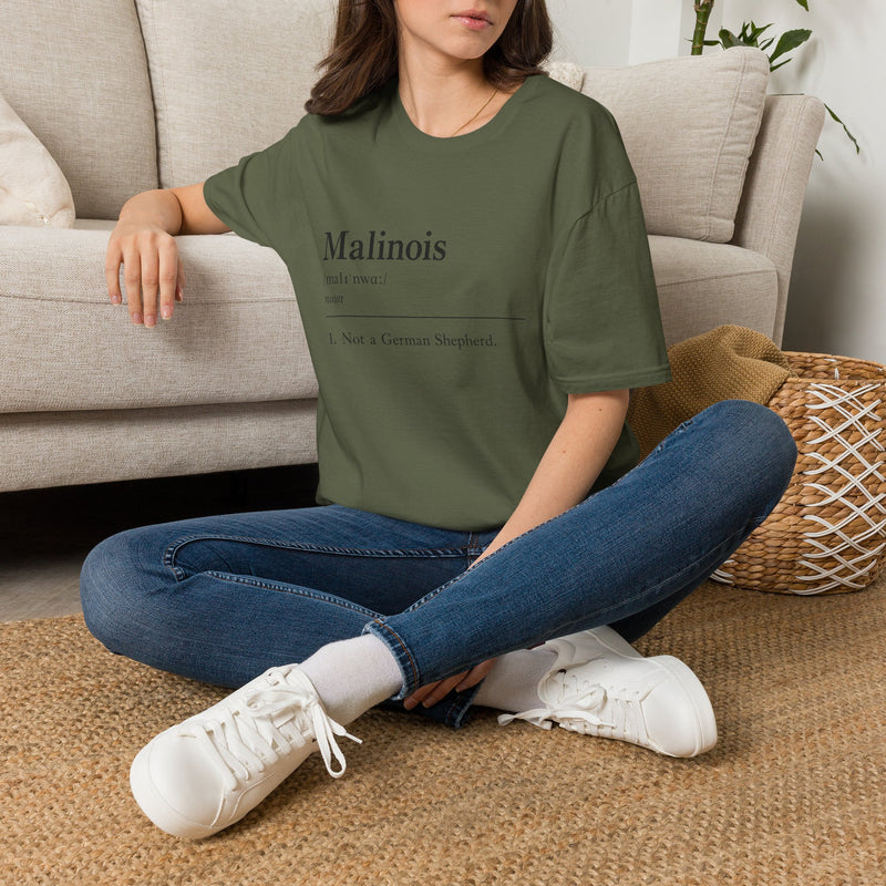 Malinois Definition T-Shirt — Funny Belgian Malinois Dog Lover Tee