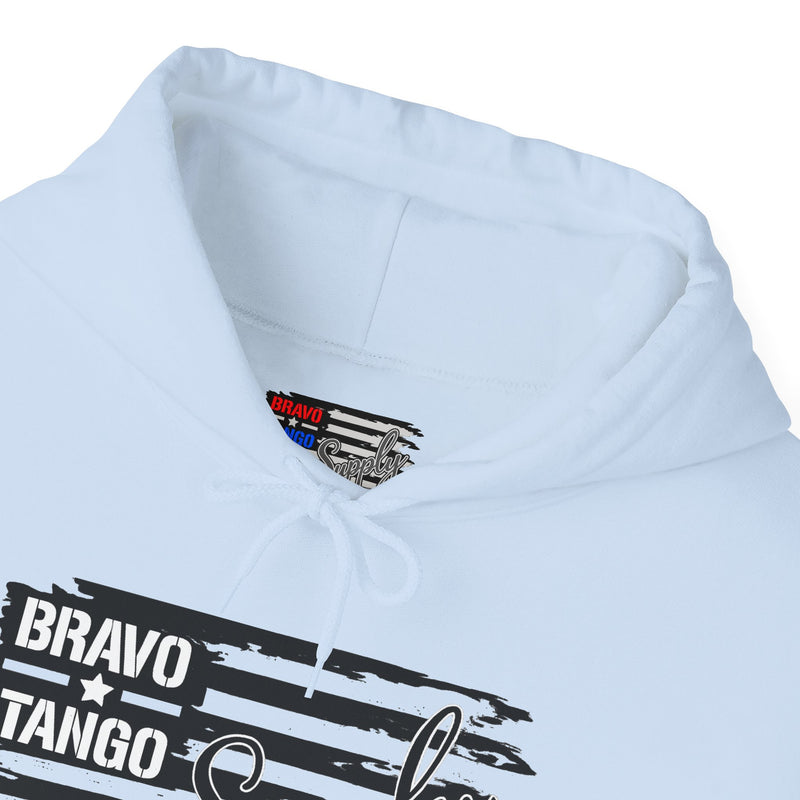 Hoodie — 'Bravo Tango' Front & 'My Dog Is Better Trained Than Your Kid' Back Graphic Pullover