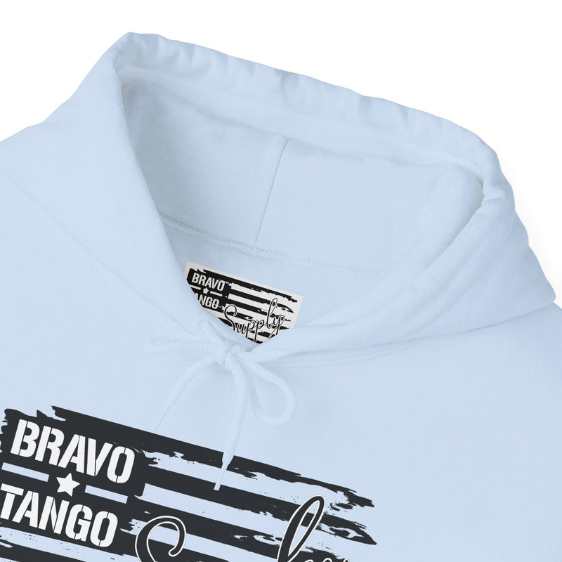 Hoodie — 'Bravo Tango' Front & 'My Dog Is Better Trained Than Your Kid' Back Graphic Pullover