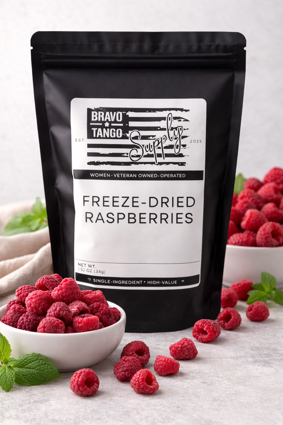 Bravo Raspberry Freeze Dried Raspberries - Single Ingredient Snack | Bravo Tango Supply
