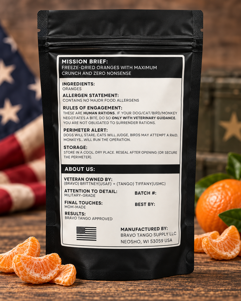 Freeze Dried Mandarin Oranges