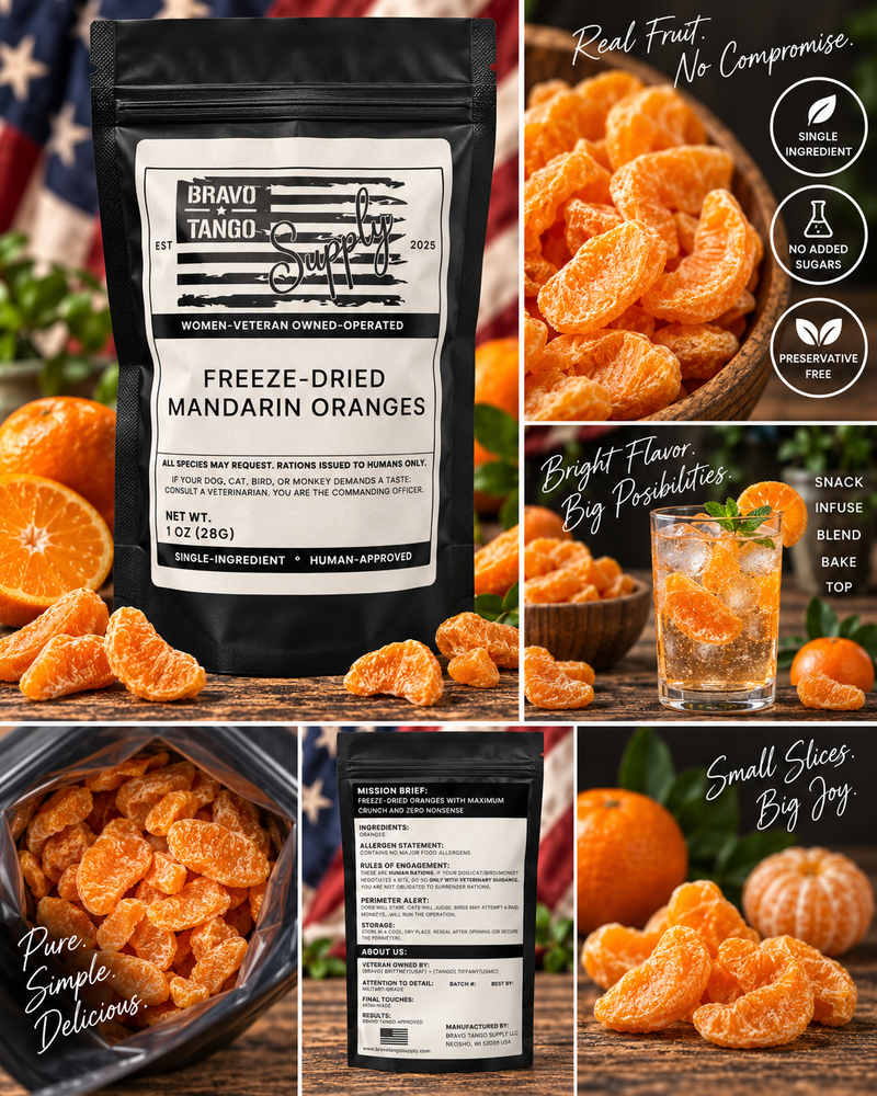 Freeze Dried Mandarin Oranges