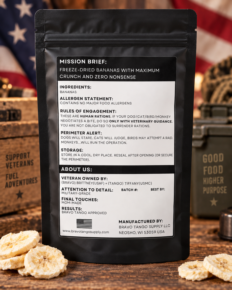Freeze Dried Bananas