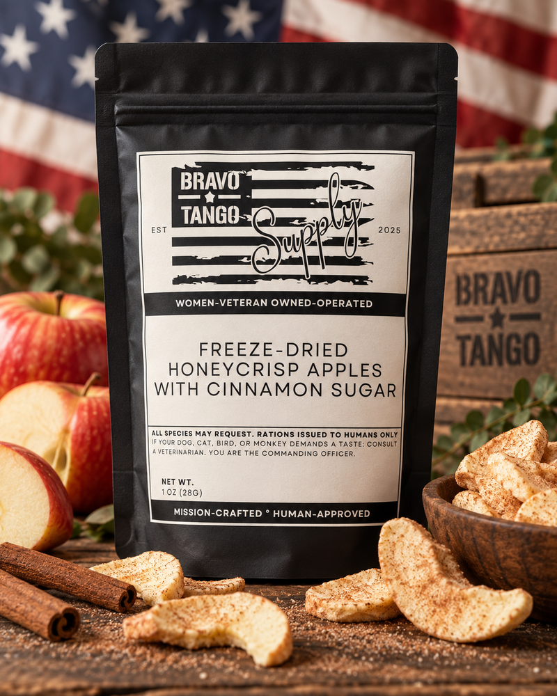 Freeze Dried Honeycrisp Apples with Cinnamon Sugar