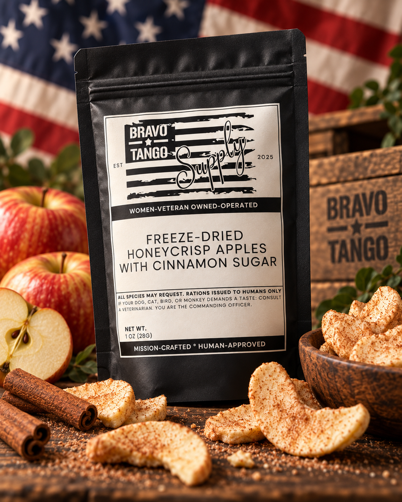 Freeze Dried Honeycrisp Apples with Cinnamon Sugar
