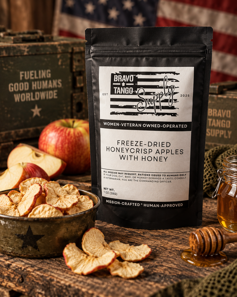 Freeze Dried Honeycrisp Apples with Honey