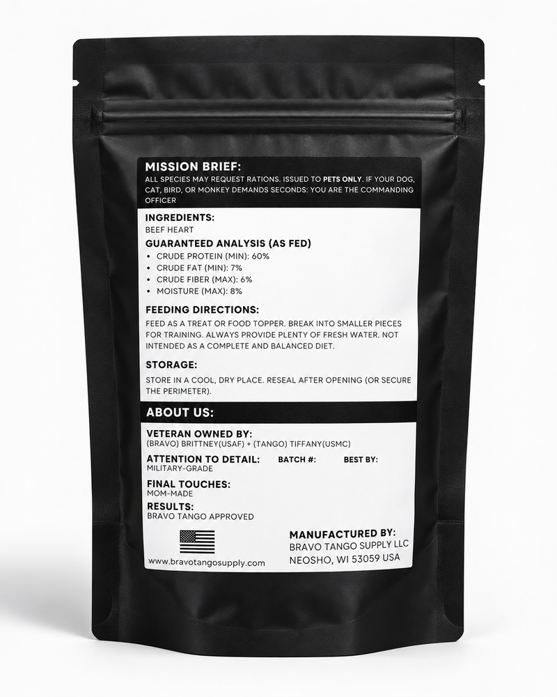 Freeze Dried Beef Heart Treat