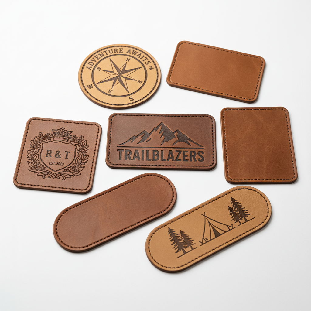 Custom Engraved Leather Patch