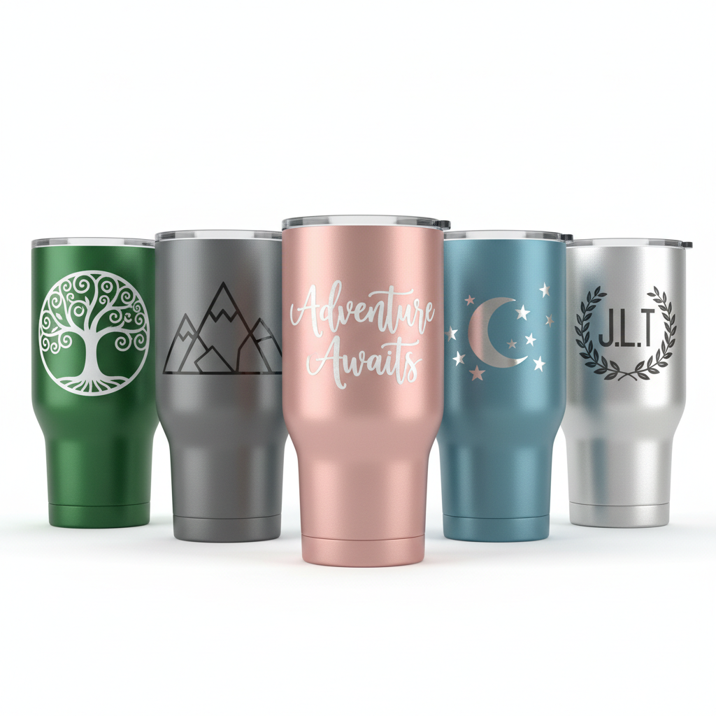 Custom Vinyl Decal Tumbler